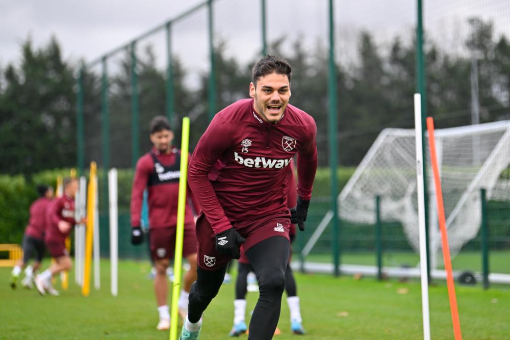 Dinos Mavropanos in training