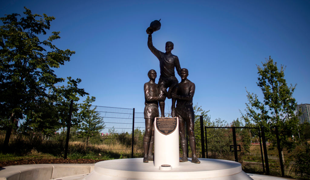 The statue at London Stadium