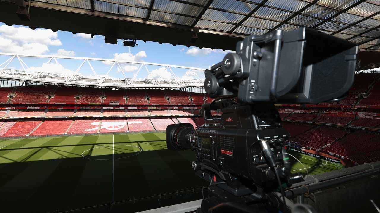 Emirates Stadium TV camera
