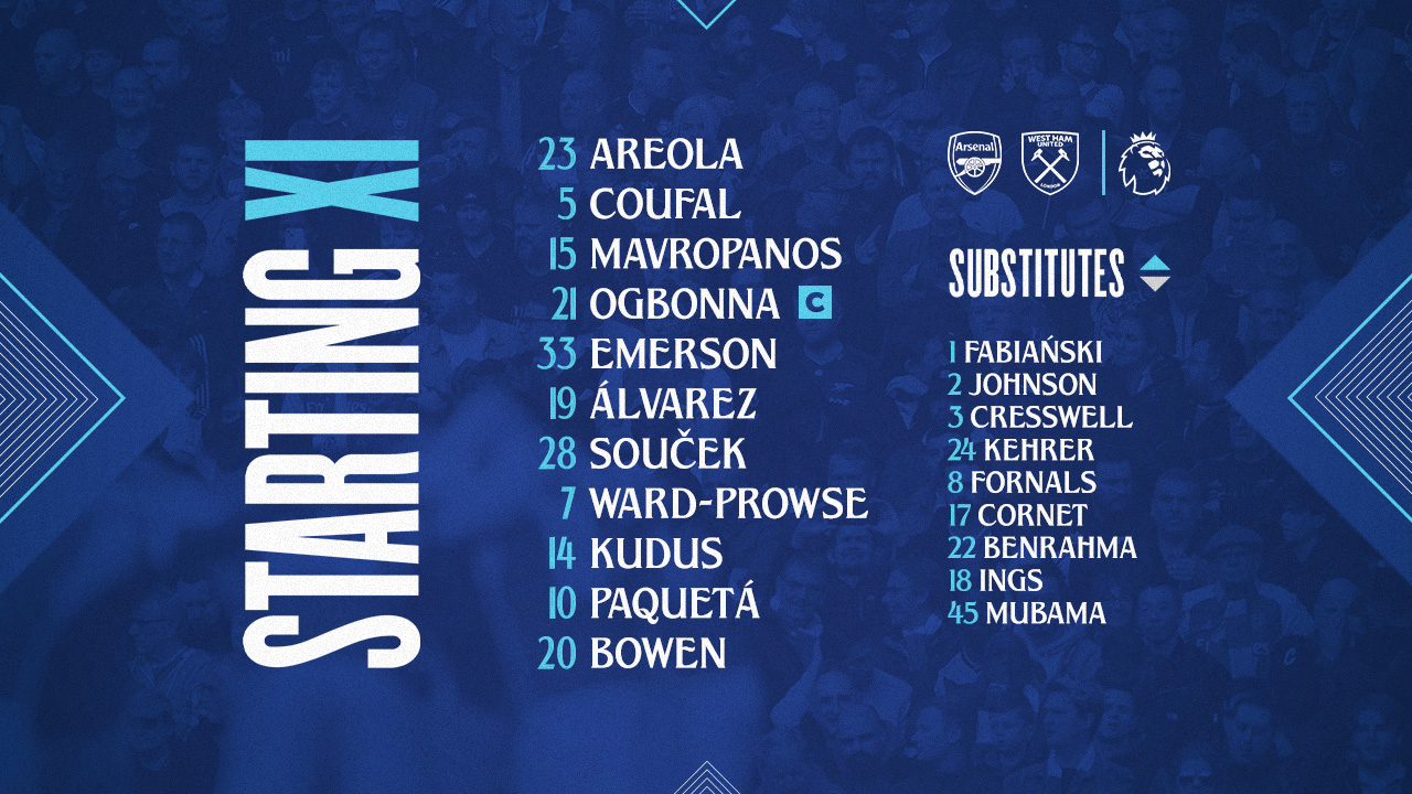 team news v arsenal