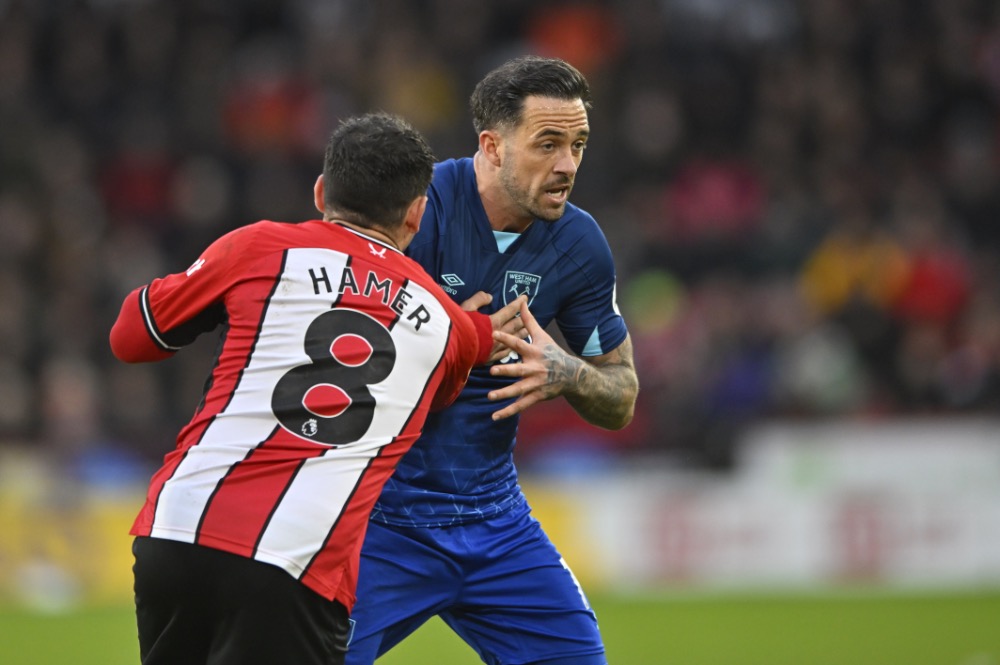 Danny Ings in action at Sheffield United