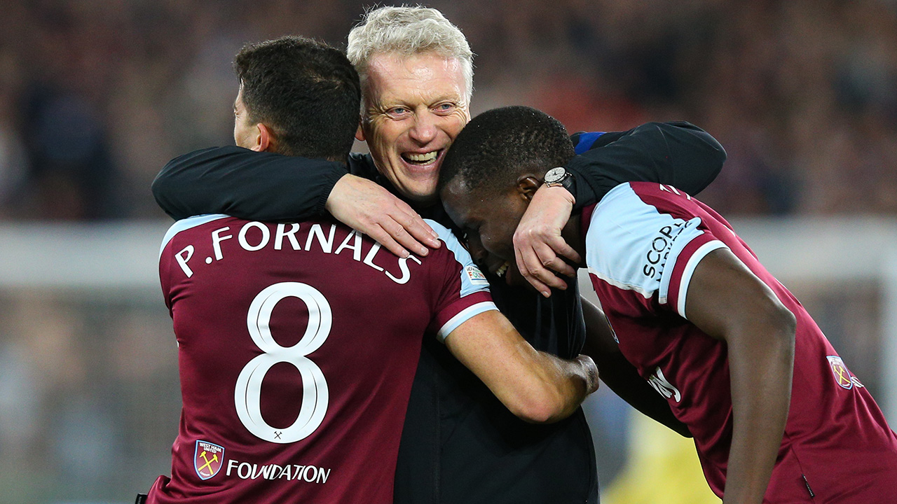 Moyes and Fornals celebrate