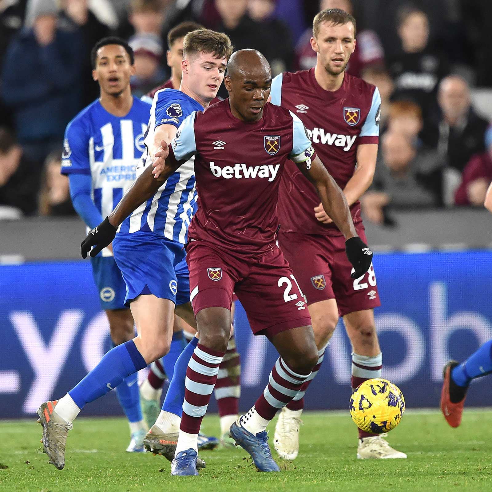 Angelo Ogbonna in action against Brighton