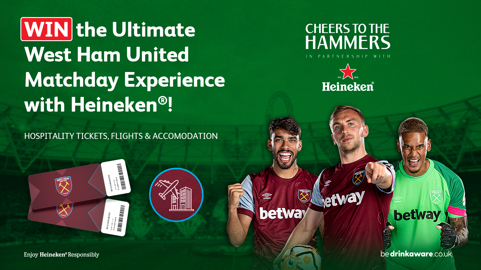Heineken Ultimate Matchday Experience Competition Graphic