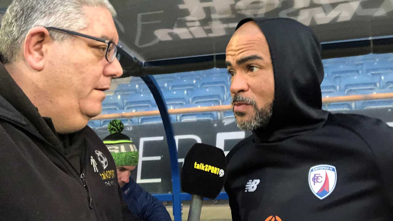 Kieron Dyer talked to me after winning promotion with Chesterfield in March