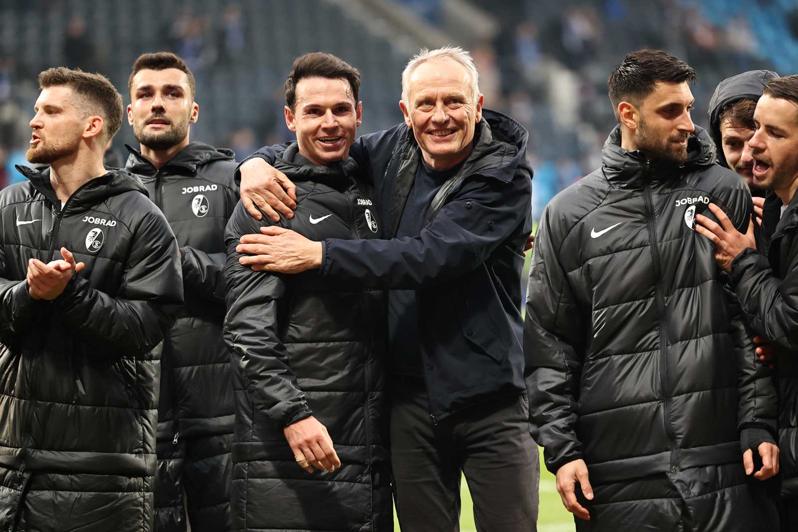 Christian Streich celebrates his team's win over Bochum