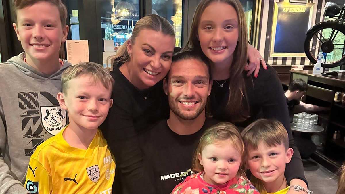 Andy Carroll and family