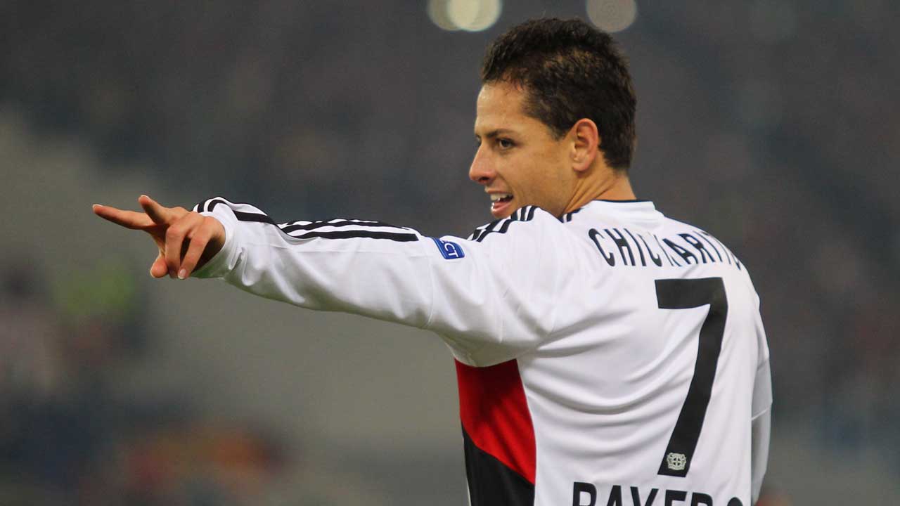 Chicharito scored goals for both Bayer Leverkusen and West Ham United