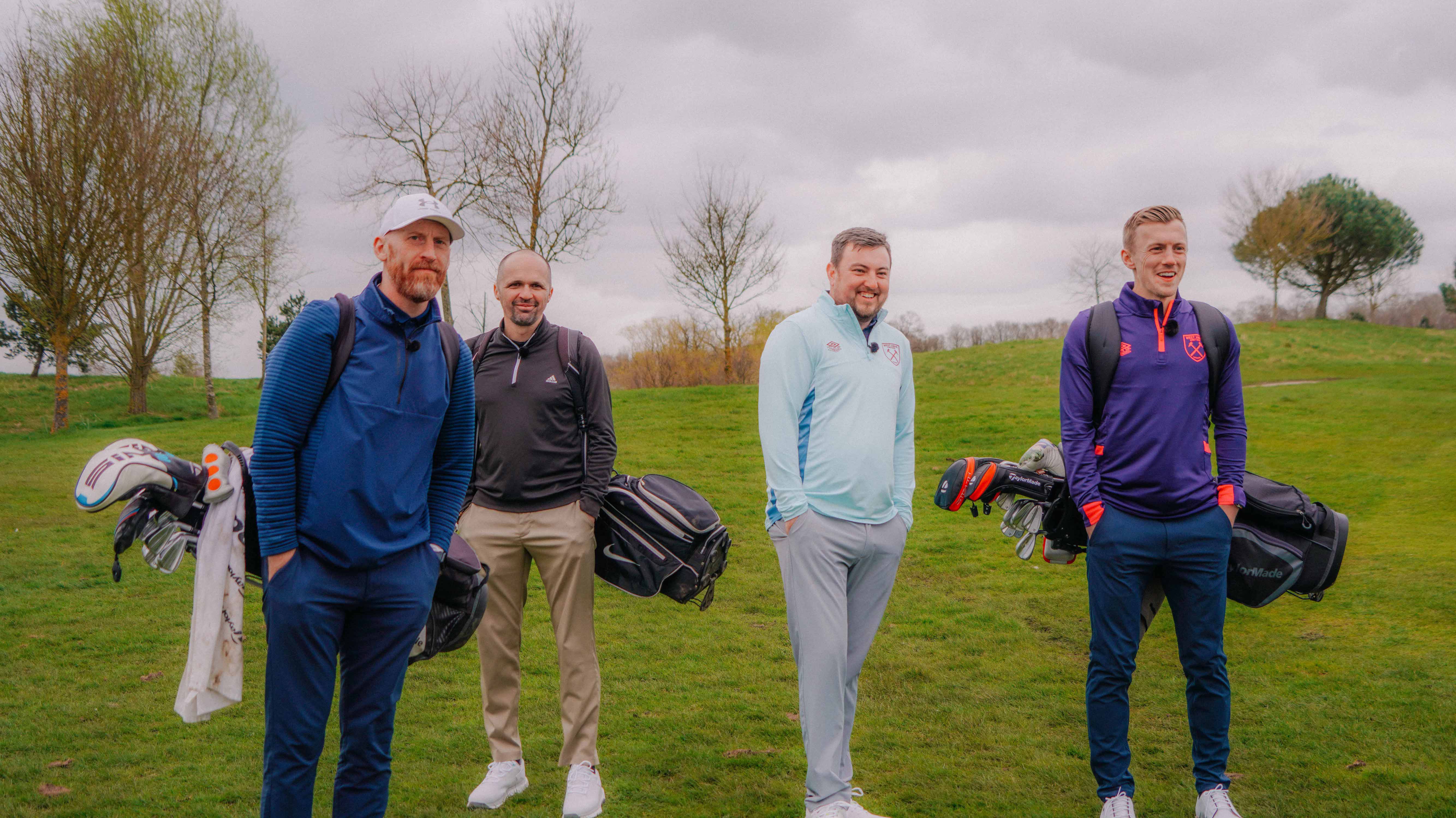 West Ham players join James Wood to showcase Foundation Golf Day venue 