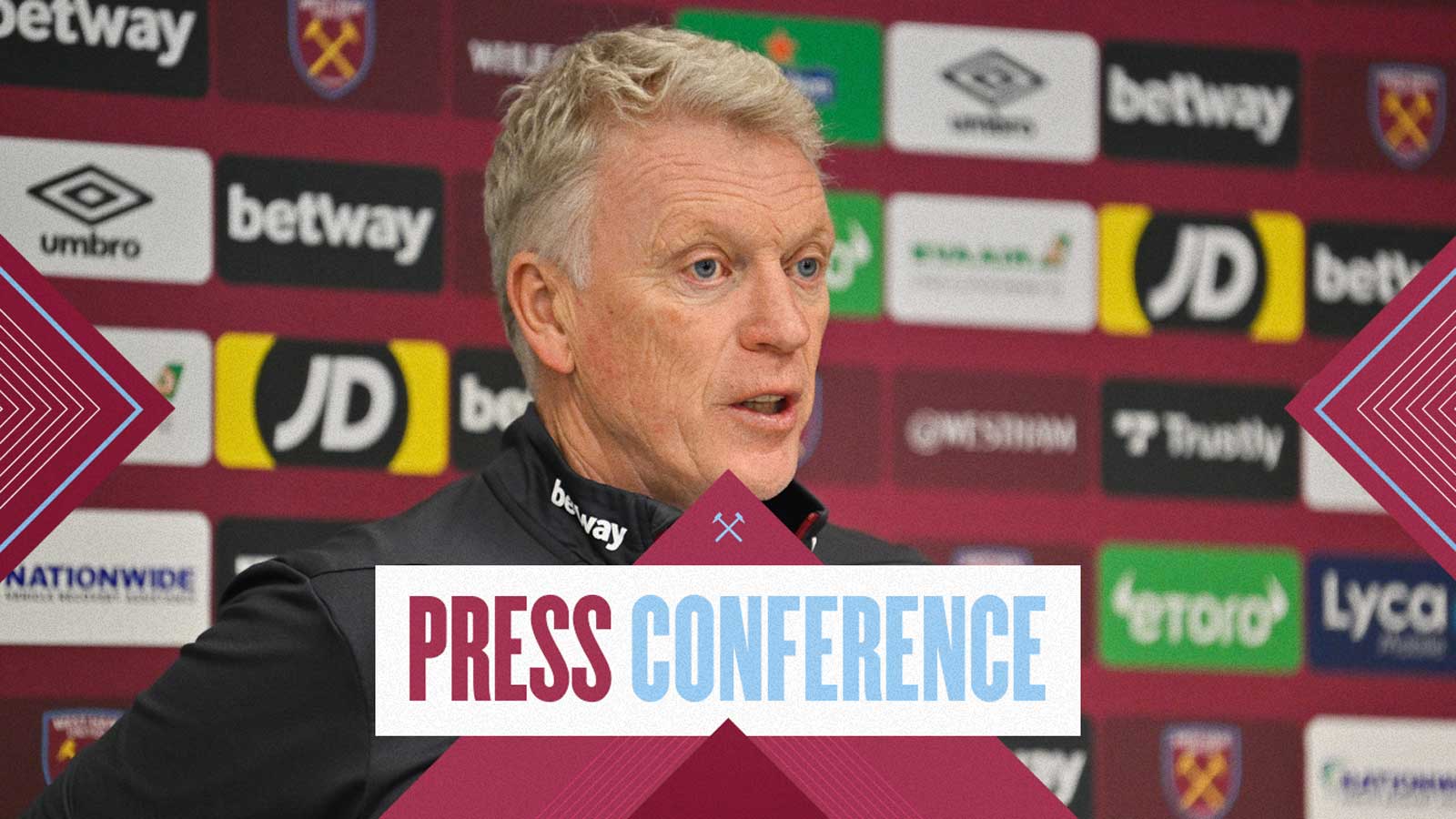 David Moyes speaks at a press conference