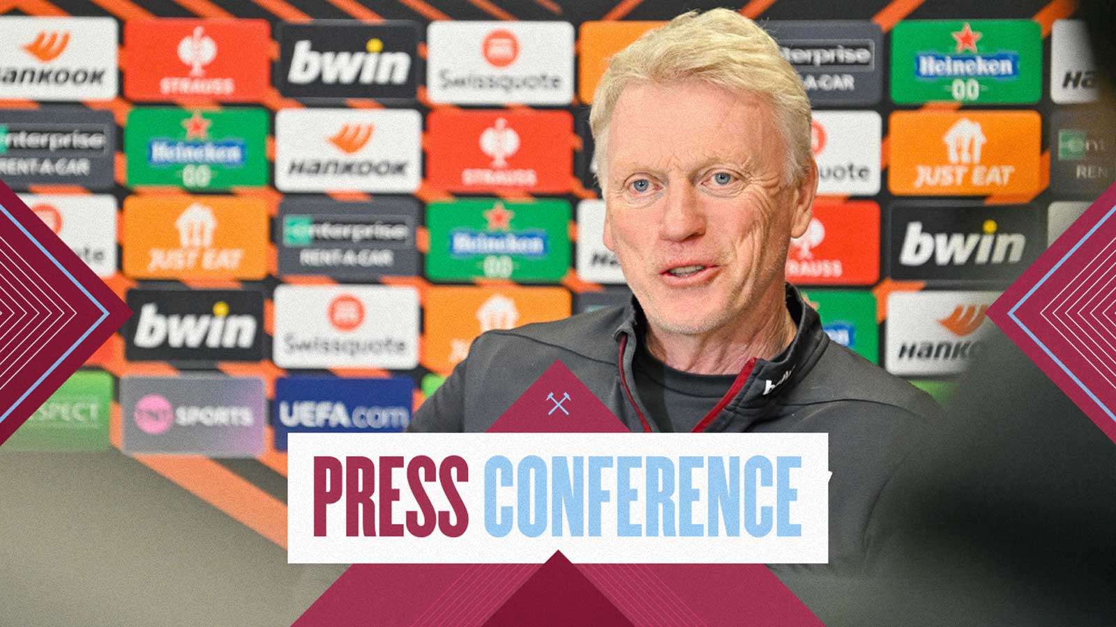 David Moyes speaks at his press conference