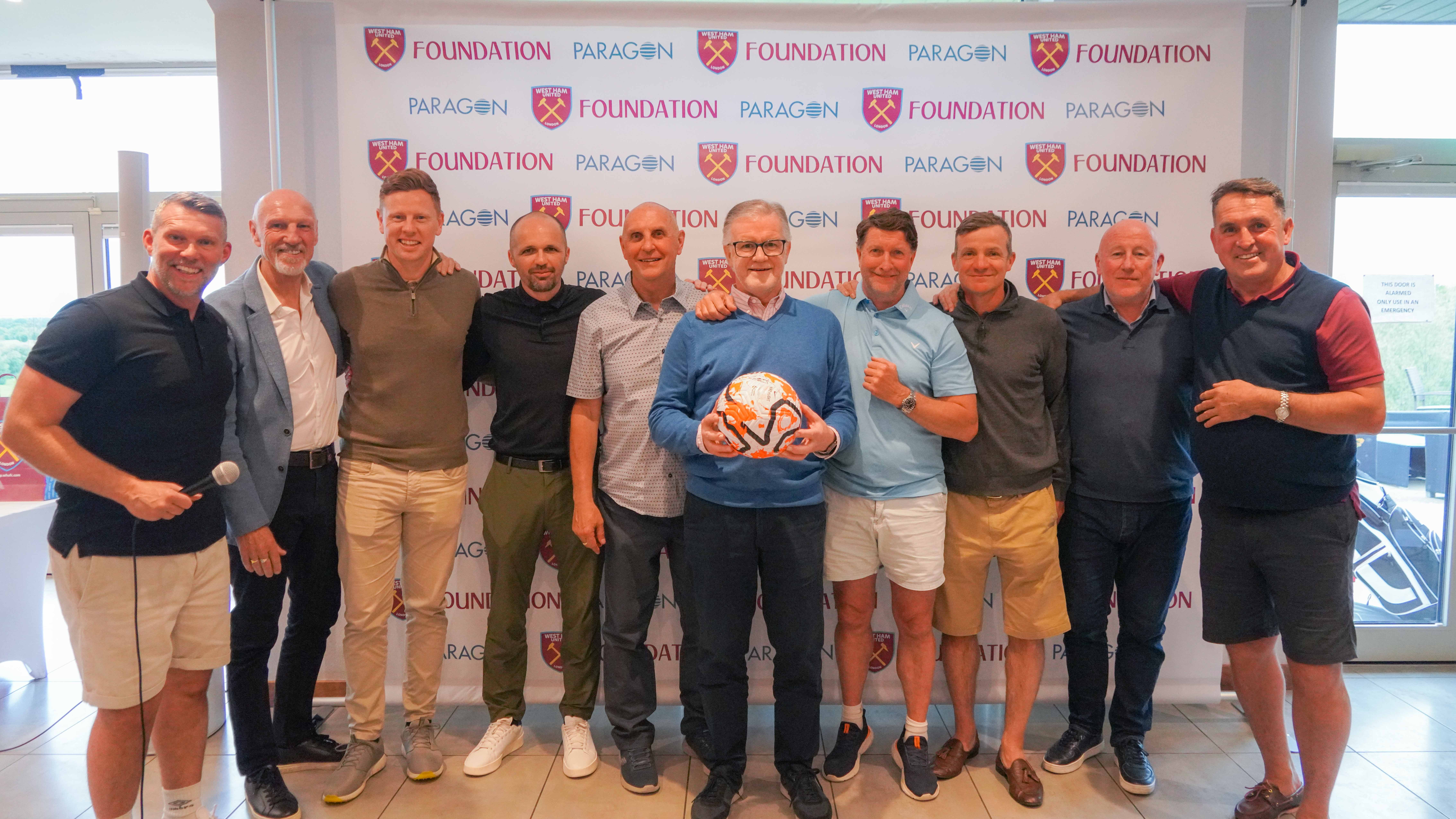 West Ham legends at WHUF Golf Day fundraiser