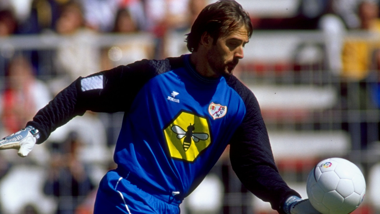 Julen Lopetegui as a player for Rayo Vallecano