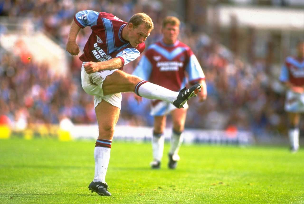 Tim scored eight goals in his near-300 games in Claret and Blue