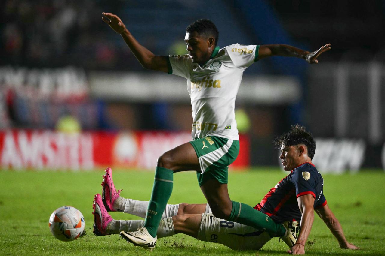 Luis Guilherme in action for Palmeiras