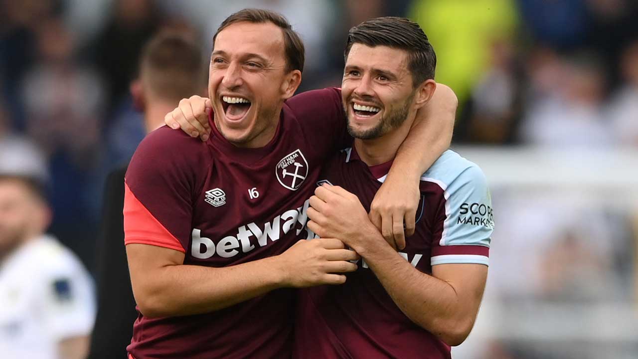 Aaron Cresswell and Mark Noble