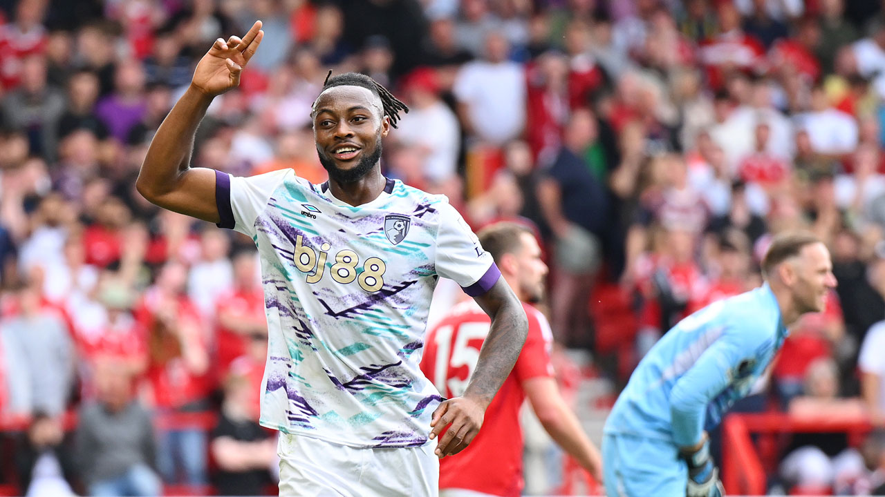 Antoine Semenyo scored at the City Ground