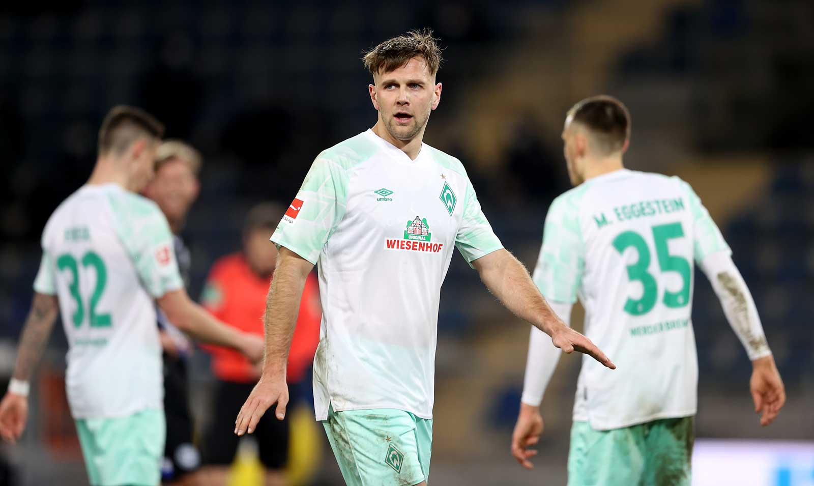 Niclas Füllkrug in action for Werde Bremen