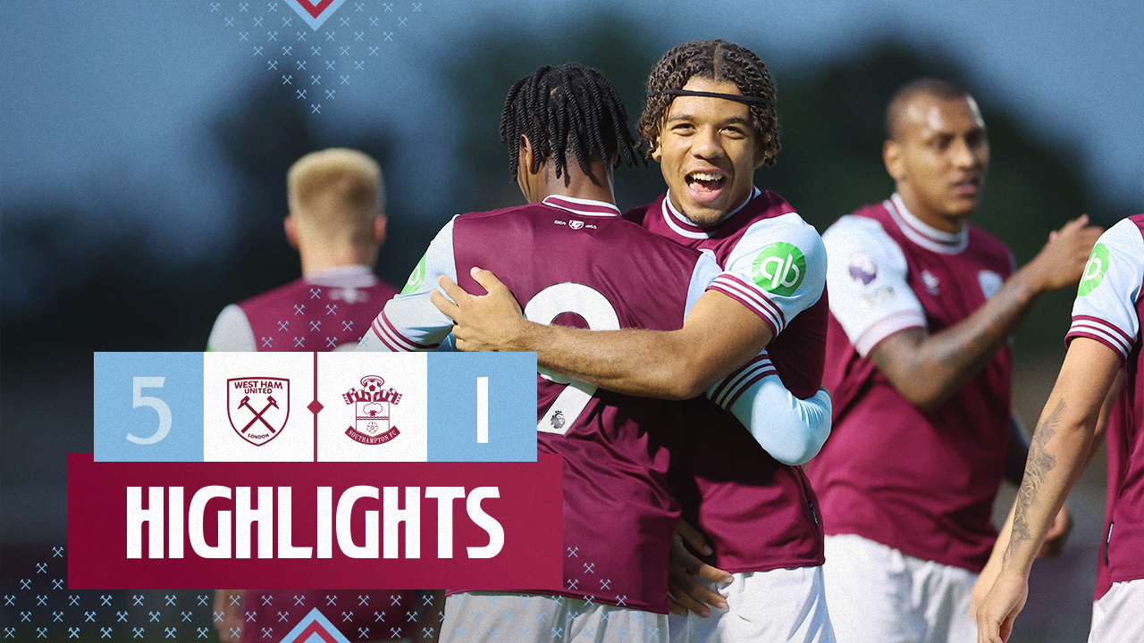 West Ham United U21s v Southampton U21s