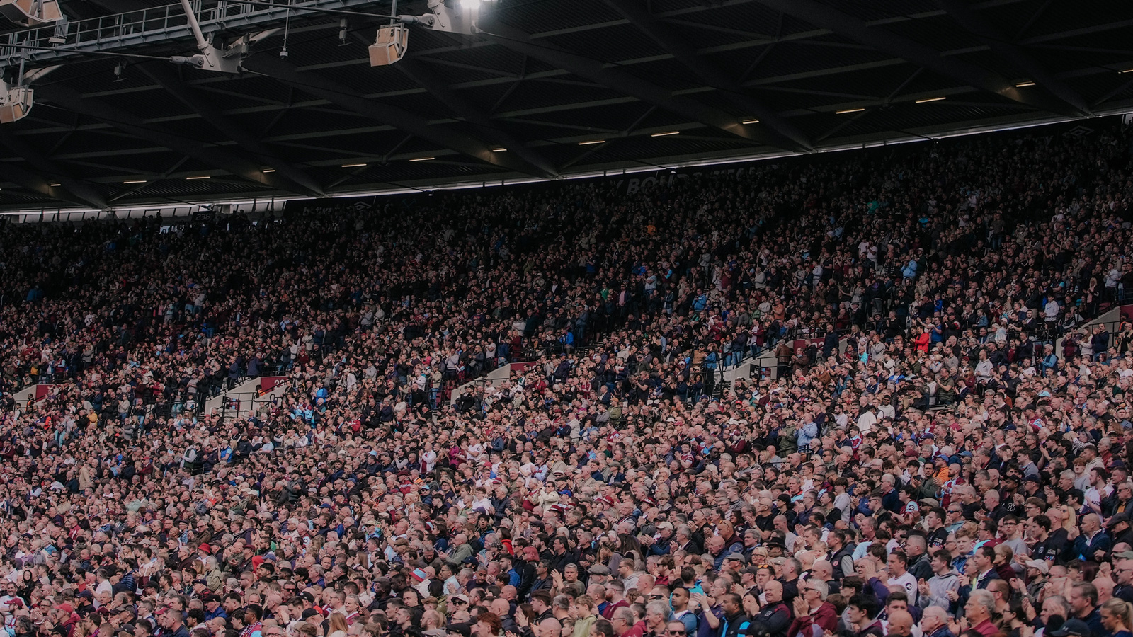 Fans at London Stadium