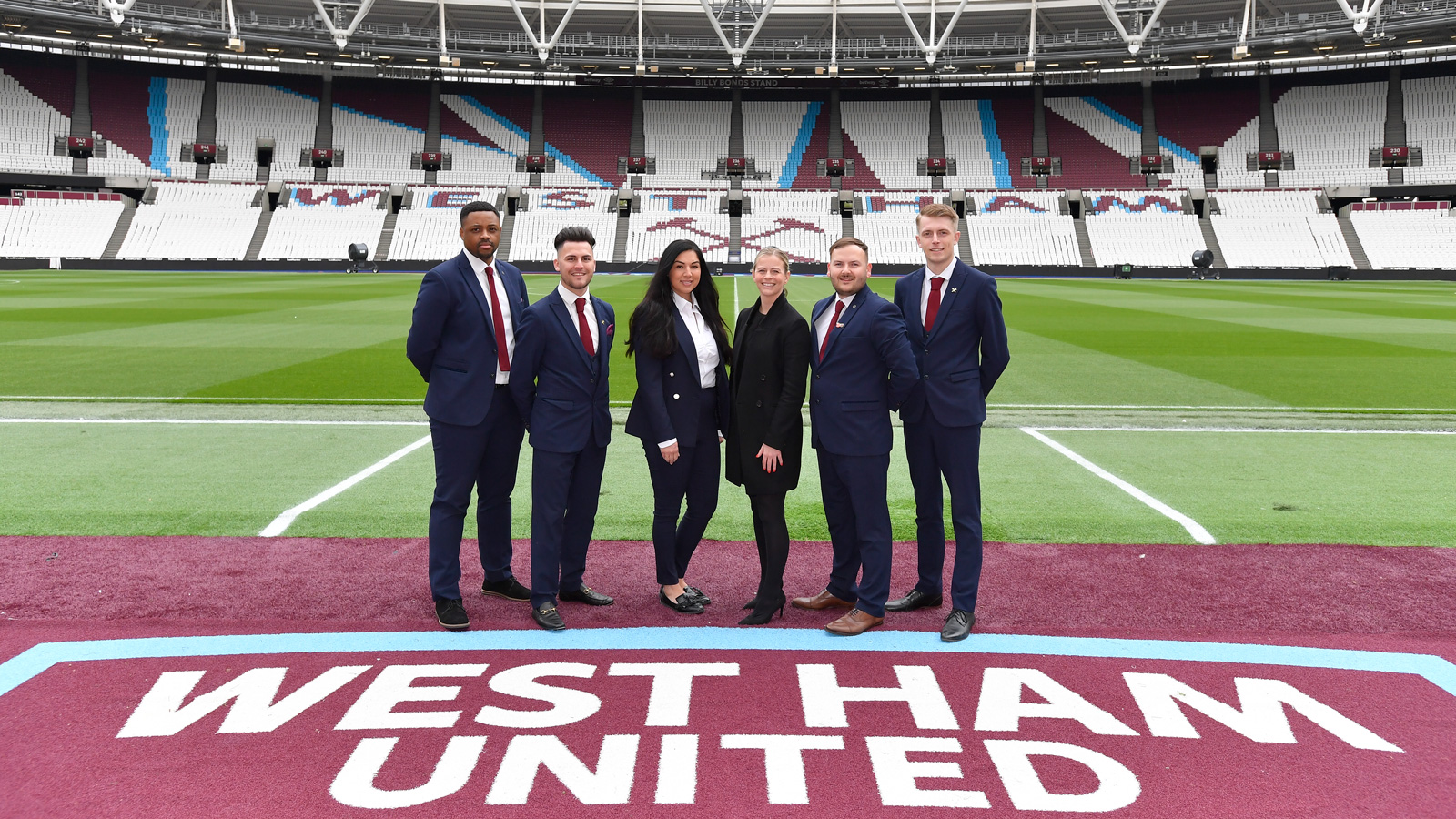 The West Ham United Supporter Services team