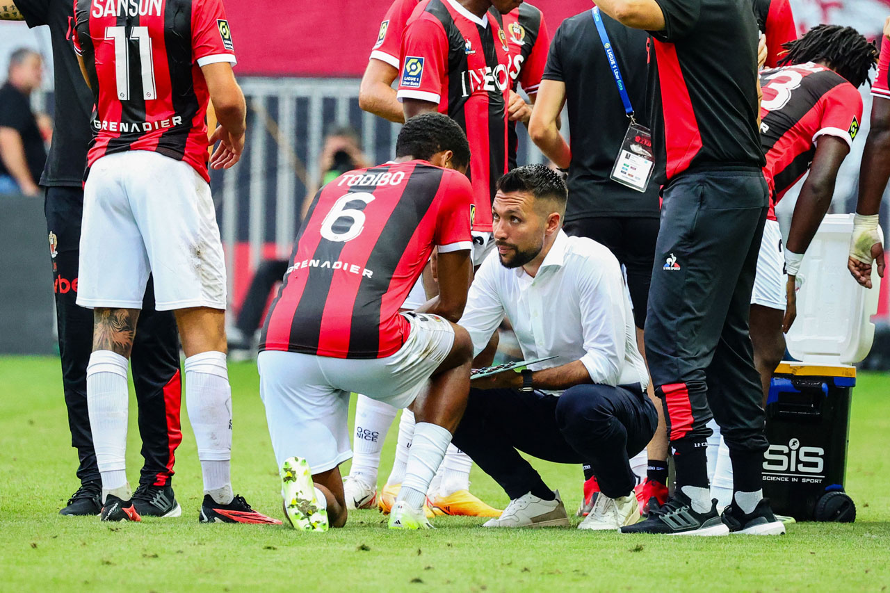 Jean-Clair Todibo with Farioli at Nice