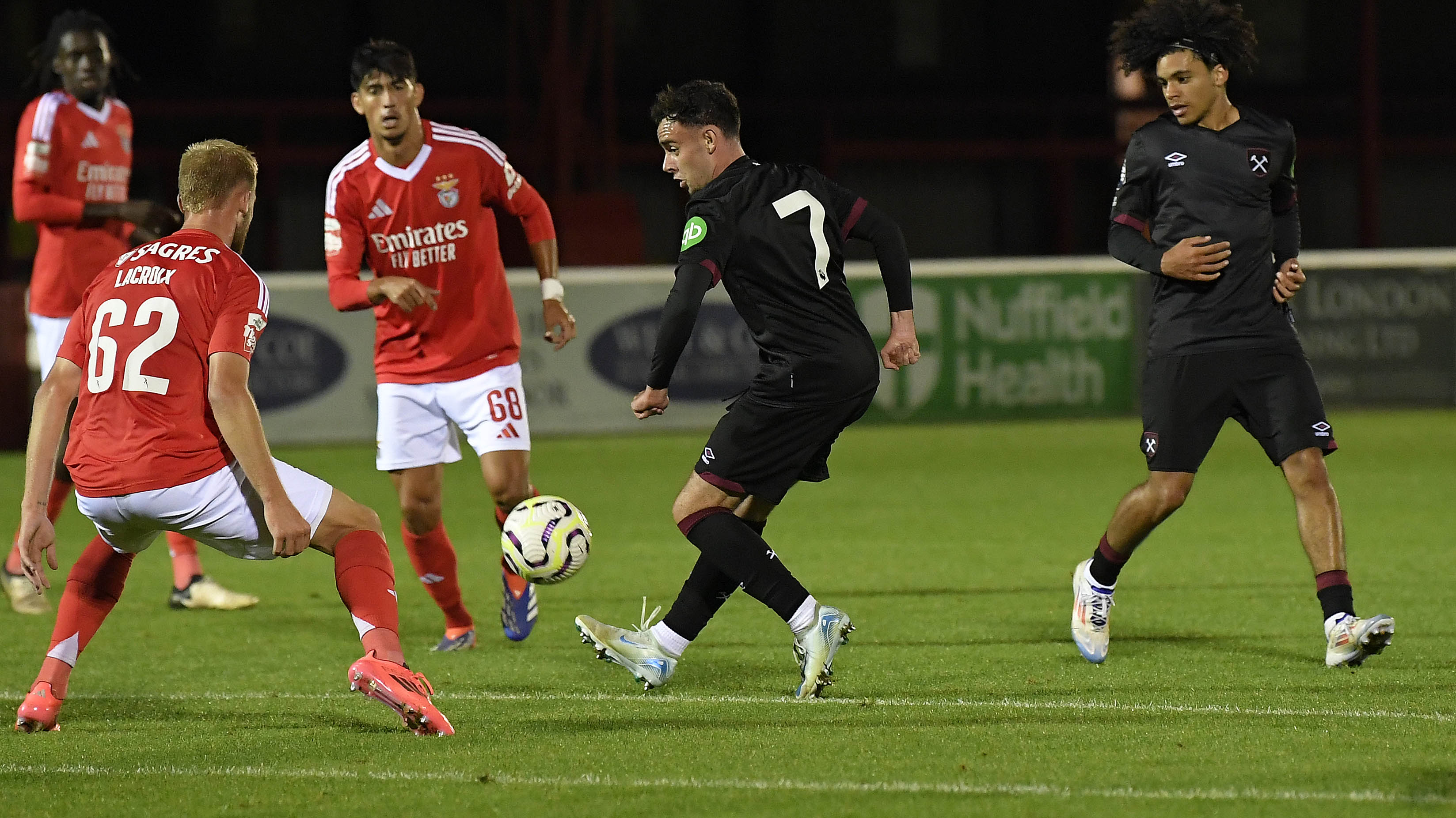 Under pressure, Fearon set up Rigge who assisted Guilherme for the Hammers' first goal