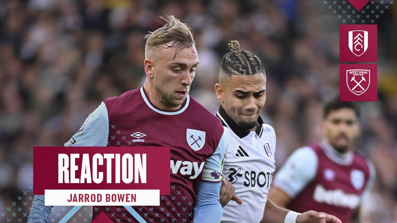 Jarrod Bowen in action at Fulham