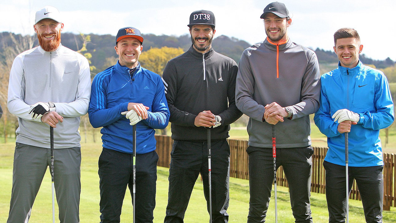 Aaron Cresswell at golf day