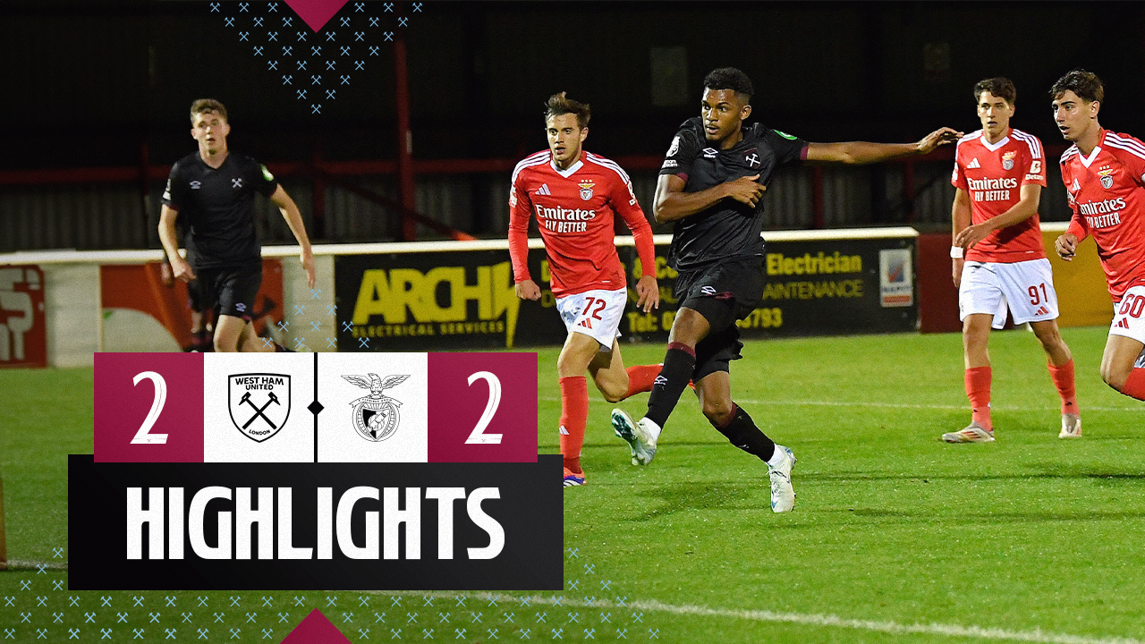 West Ham United U21s 2-2 SL Benfica B