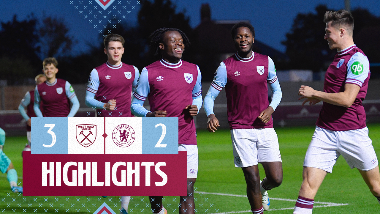 West Ham United U21s 3-2 Chelsea U21s