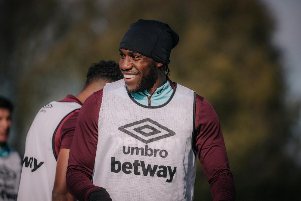 Michail Antonio in training