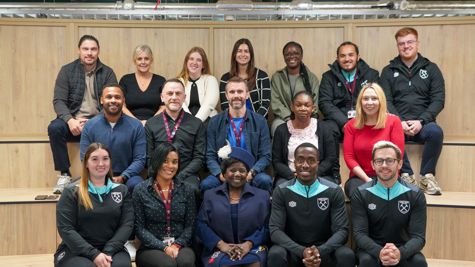 High Sheriff of Greater London, Millie Grant, with Foundation participants