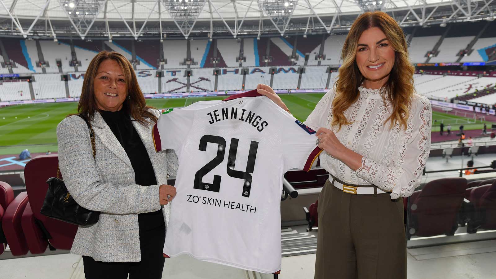 Lisa Jennings with Karren Brady