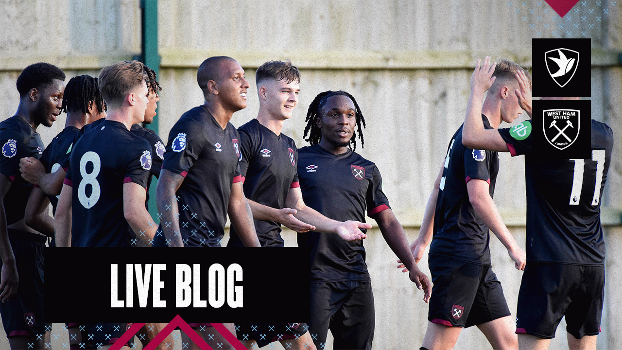 Live Blog | Cheltenham Town v West Ham United U21s