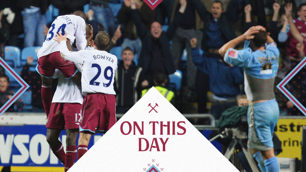 ON THIS DAY | COLE STRIKES LATE AT COVENTRY