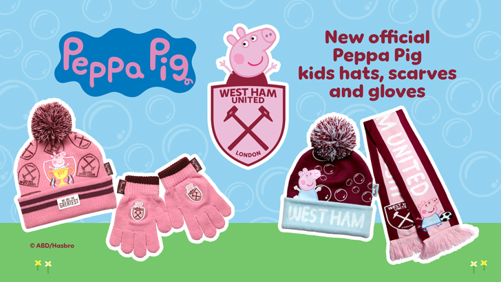 Shop the new Peppa Pig x West Ham United range! | West Ham United F.C.