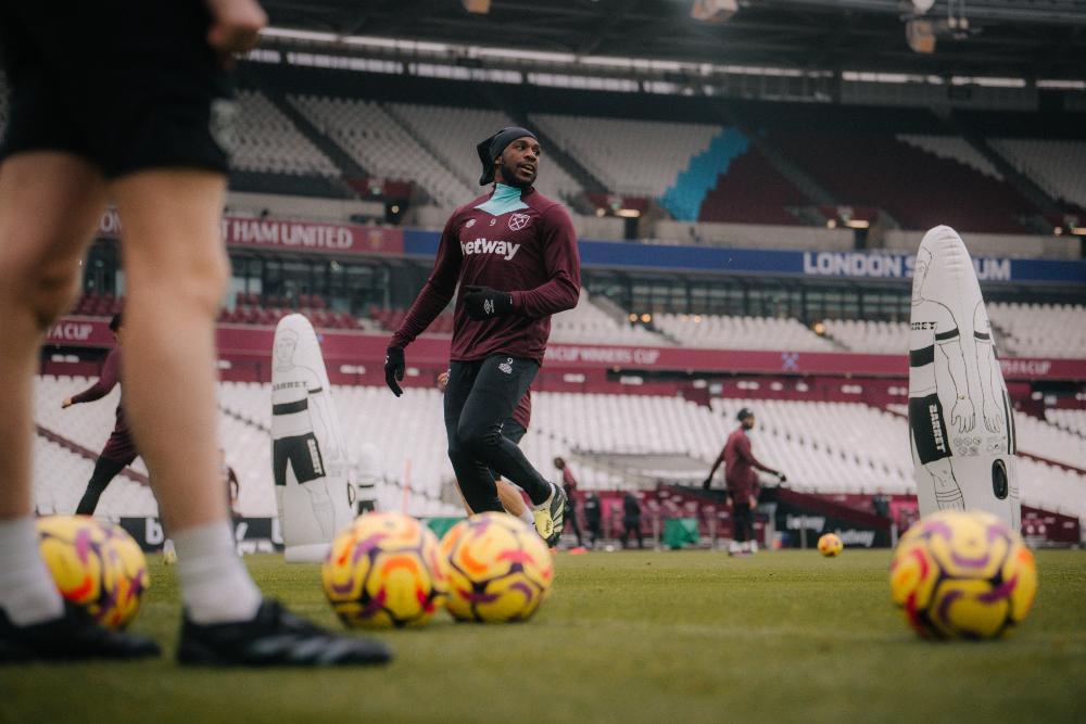 Michail Antonio trains