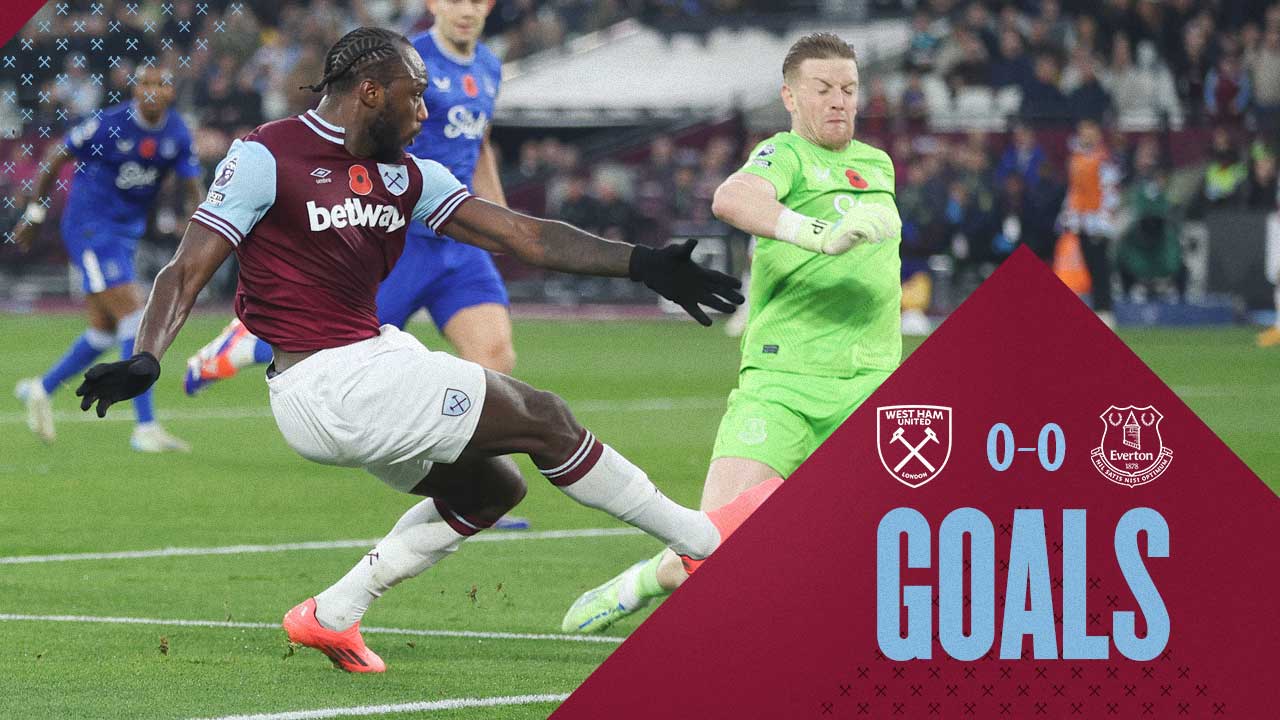 Michail Antonio is denied by Jordan Pickford