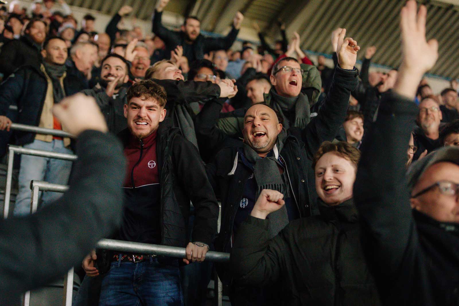 West Ham United supporters at Newcastle United