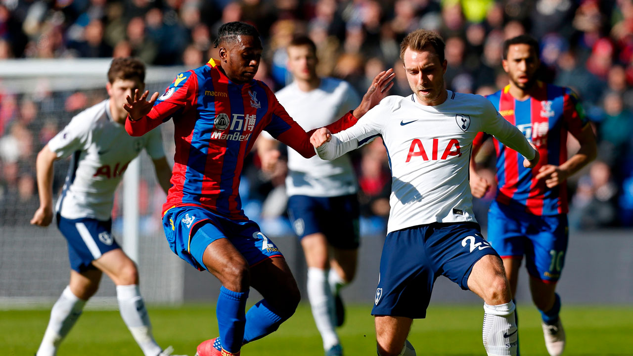 Aaron Wan-Bissaka's first senior appearance for Crystal Palace