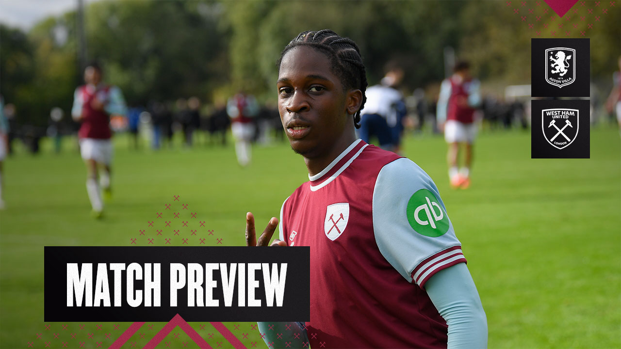 Match Preview U18s v Aston Villa