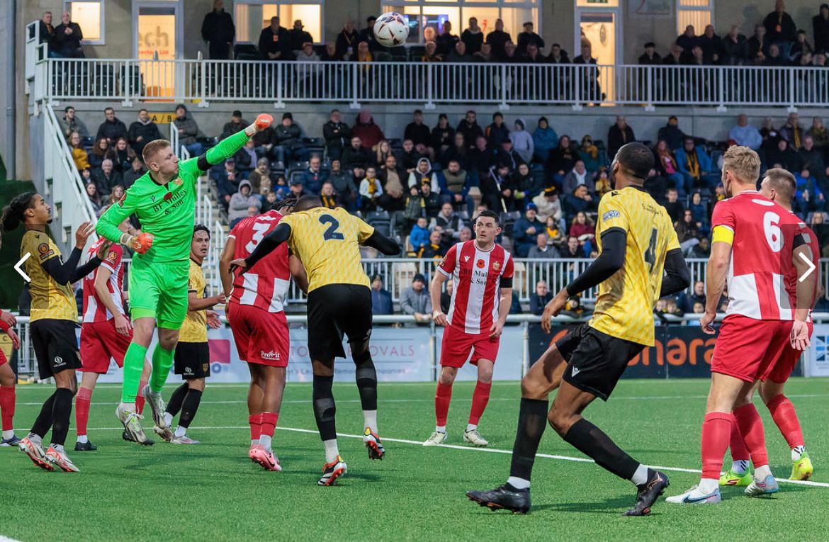 Mason Terry in action for AFC Hornchurch