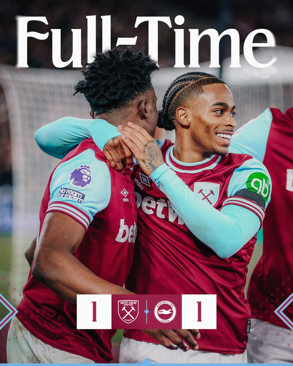 West Ham United v Brighton & Hove Albion