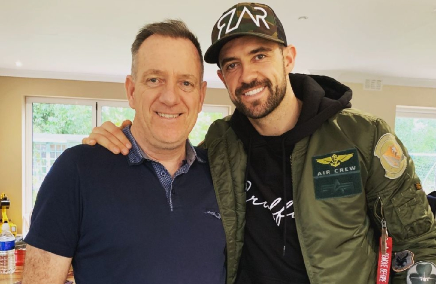 Danny Ings with his dad