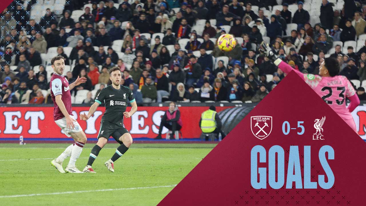 Diogo Jota scores against West Ham