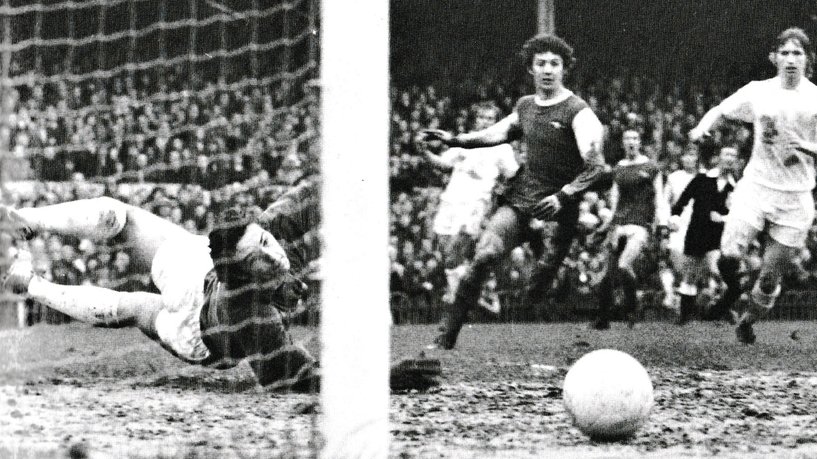 Mervyn Day makes a save in the FA Cup sixth-round win at Arsenal