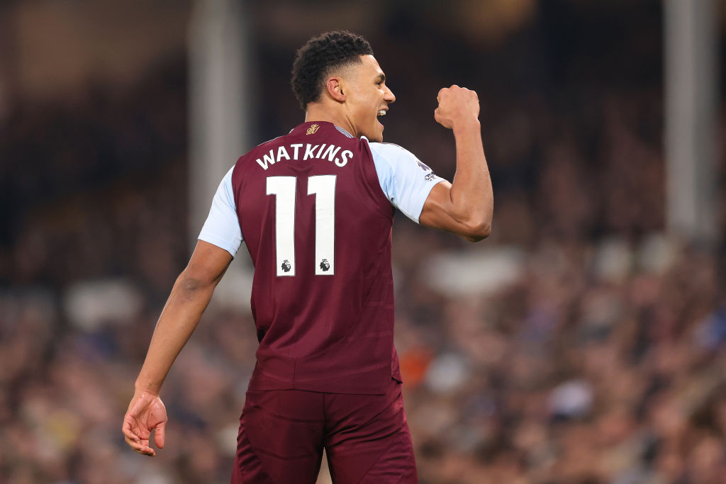 Ollie Watkins celebrates