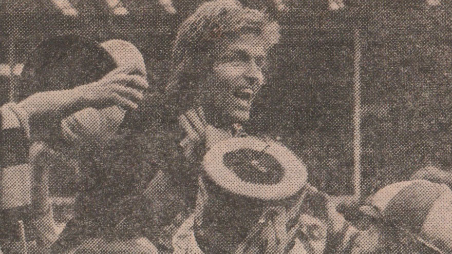 Billy Jennings celebrates after the 1975 FA Cup final