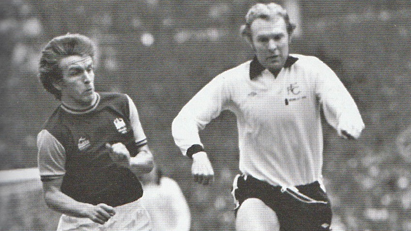 Billy Jennings battles Bobby Moore